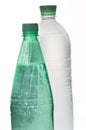 Group of mineral soda water bottles Royalty Free Stock Photo