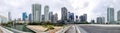 A panorama picture about downtown of city Miami FL USA