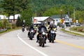 Motorcycle riders in Speculator, NY