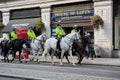 Group of Mounted Police in London