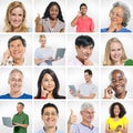 Group of Multi Ethnic People Posing