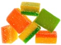 Group multicolored candy