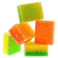 Group multicolored candy