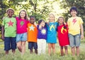 Group of Multiethnic Cheerful Children