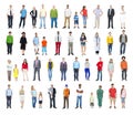 Group of Multiethnic Diverse Mixed Occupation People Royalty Free Stock Photo