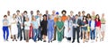 Group of Multiethnic Diverse Mixed Occupation People Royalty Free Stock Photo