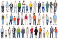 Group of Multiethnic Diverse Mixed Occupation People Royalty Free Stock Photo