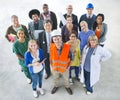 Group of Multiethnic Diverse People with Different Jobs Royalty Free Stock Photo