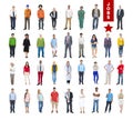 Group of Multiethnic Mixed Occupations People Royalty Free Stock Photo