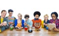 Group of Multiethnic People with Digital Devices Royalty Free Stock Photo