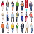 Group of Multiethnic People with Diverse Concept Royalty Free Stock Photo