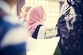 A group of Muslim students Royalty Free Stock Photo