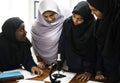 A group of Muslim students arabian