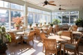 A Group Of Neighbors Socializing In The Community Lounge Of A Residential Complex