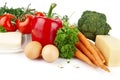 Group of nutrients full of vitamin A Royalty Free Stock Photo