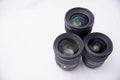 Group ofDSLR Lens Royalty Free Stock Photo