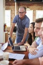 Group Of Office Workers Meeting To Discuss Ideas Royalty Free Stock Photo