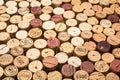 Different vintage wine corks Royalty Free Stock Photo