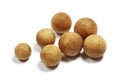 Group of old wooden balls Royalty Free Stock Photo