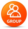 Group orange round button