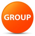 Group orange round button