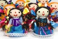 Group of otomi dolls Royalty Free Stock Photo