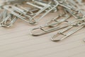 Group of paper clip Royalty Free Stock Photo
