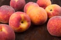Group of peaches Royalty Free Stock Photo
