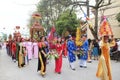 Group of people attending traditional festivals