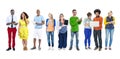 Group of People and Digital Devices Concept Royalty Free Stock Photo