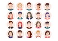 Group of people diversity avatar vector, Characters design icon flat style