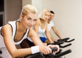 Group of people doing exercise Royalty Free Stock Photo
