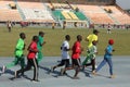 Group of people doing jogging  in Kadunda, Nigeria Royalty Free Stock Photo