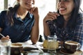 Group Of People Drinking Coffee Concept