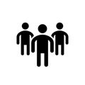 Group of people glyph icon