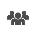 Group of people glyph icon