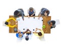 Group of People Having a Meeting Royalty Free Stock Photo