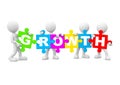 Group People Holding English Multi Colored Growth Concept Royalty Free Stock Photo