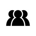 group people icon vector sign symbol graphic , business people Royalty Free Stock Photo
