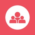 Group People Icon Vector Template Design Illustration Royalty Free Stock Photo