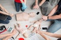 First aid training Royalty Free Stock Photo