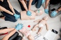 First aid training Royalty Free Stock Photo