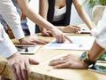 Group of people meeting in office Royalty Free Stock Photo