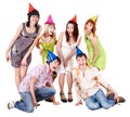 Group of people in party. Royalty Free Stock Photo