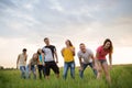 Group of people running Royalty Free Stock Photo