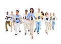 Group of people running race Concept Royalty Free Stock Photo