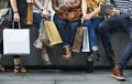 Group Of People Shopping Concept