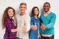Group of people students Royalty Free Stock Photo