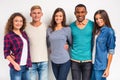Group of people students Royalty Free Stock Photo