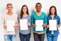 Group of people students Royalty Free Stock Photo